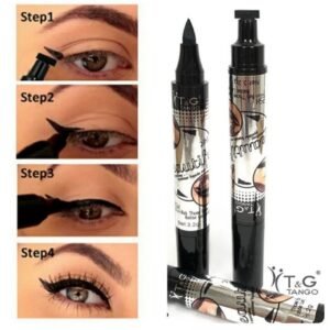 CANETA CARIMBO DELINEADOR OLHO GATINHO TANGO 2 EM 1