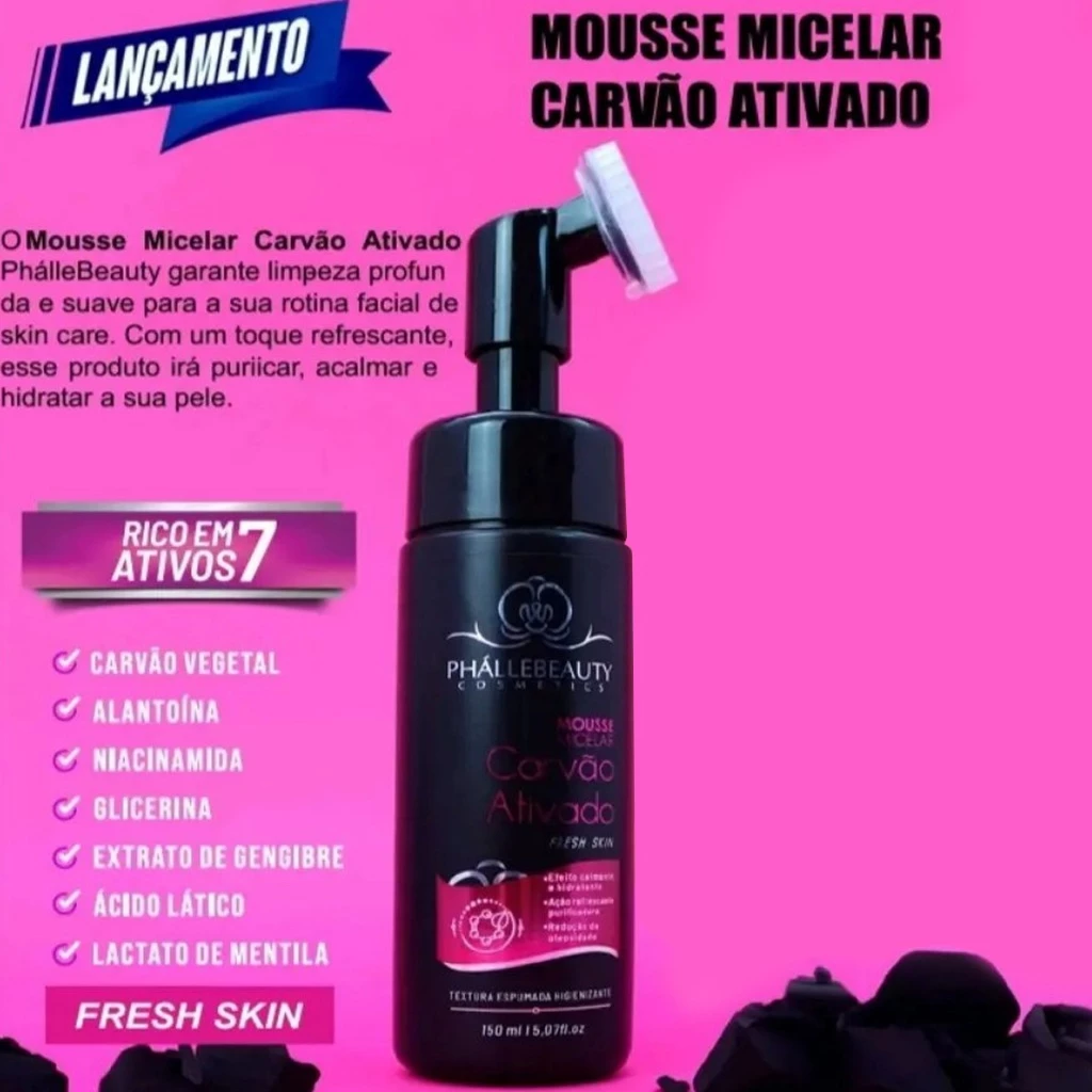 PHALLEBEAUTY SABONETE MOUSSE CARVAO ATIVO - Imagem 3