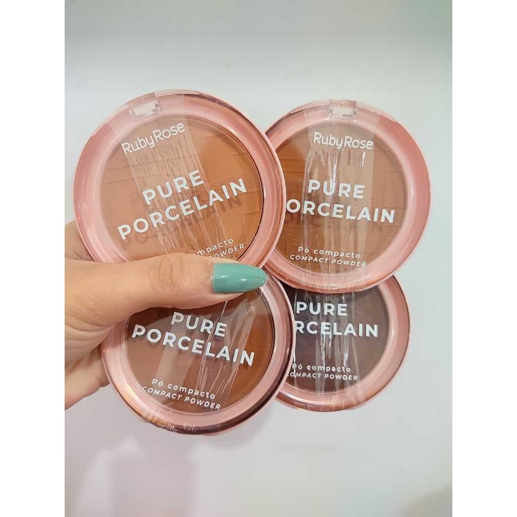 RUBY ROSE PURE PORCELAIN PO COMPACTO POWDER - Imagem 2