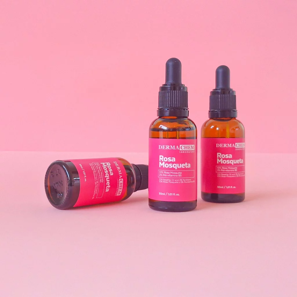 DERMACHEM LABORATORY SERÚM ROSA MOSQUETA RENOVAÇÃO, HIDRATAÇÃO, BRILHO E CLAREAMENTO, UNIFORMIZAÇÃO DA PELE - Imagem 2