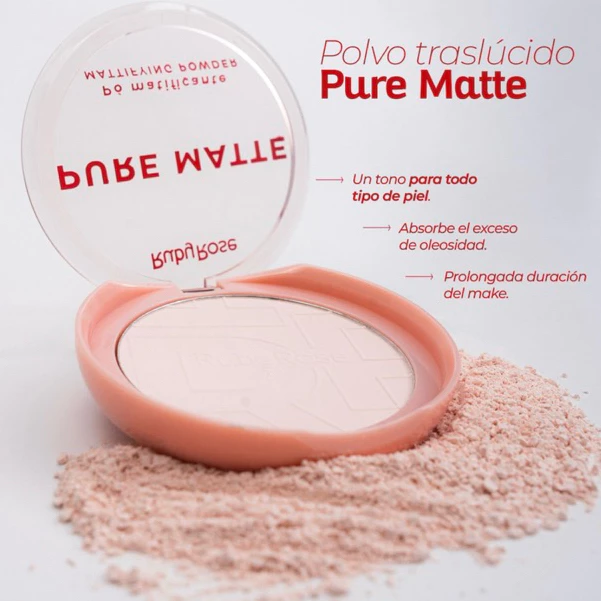 PÓ MATIFICANTE ULTRAFINO PURE MATTE RUBY ROSE - Imagem 2