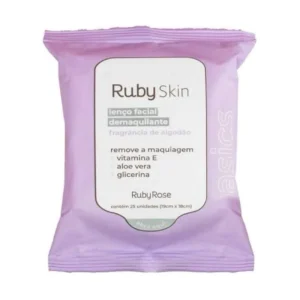 LENÇO FACIAL DEMAQUILANTE BASIC RUBY ROSE