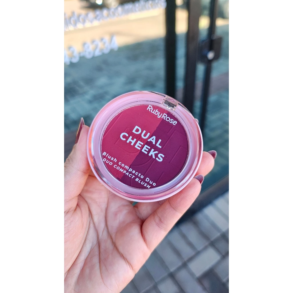 DUAL CHEEKS BLUSH COMPACTO DUO RUBYROSE - Imagem 10