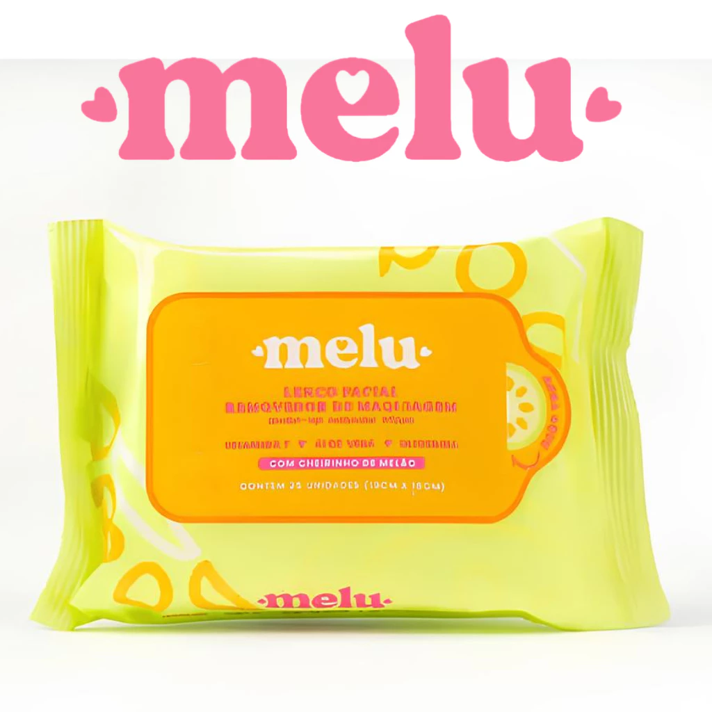 MELU LENÇO FACIAL REMOVEDOR DE MAQUIAGEM