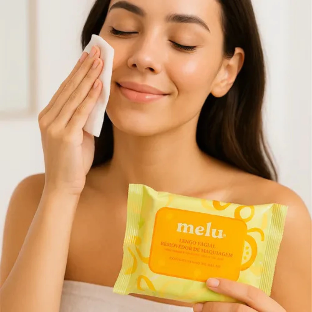 MELU LENÇO FACIAL REMOVEDOR DE MAQUIAGEM - Imagem 2