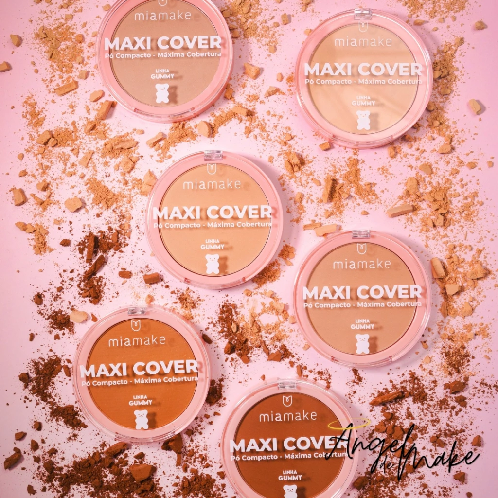 PO COMPACTO MAXI COVER MIA MAKE ALTA COBERTURA - Imagem 3