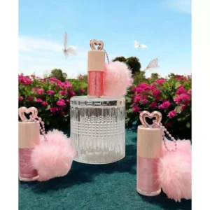 LIP GLOS SHINY LOVE BOBI RARA COM CHAVEIRO POMPOM