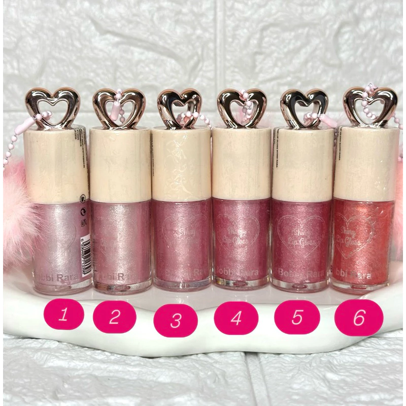 LIP GLOS SHINY LOVE BOBI RARA COM CHAVEIRO POMPOM - Imagem 4