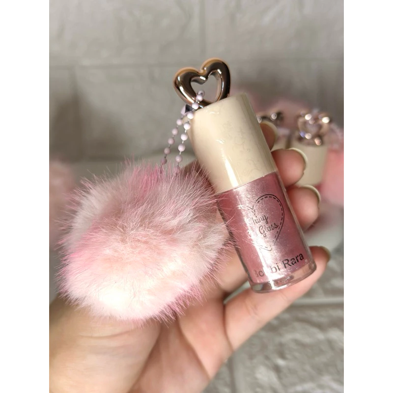 LIP GLOS SHINY LOVE BOBI RARA COM CHAVEIRO POMPOM - Imagem 6