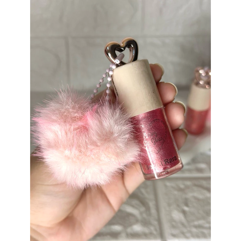 LIP GLOS SHINY LOVE BOBI RARA COM CHAVEIRO POMPOM - Imagem 8
