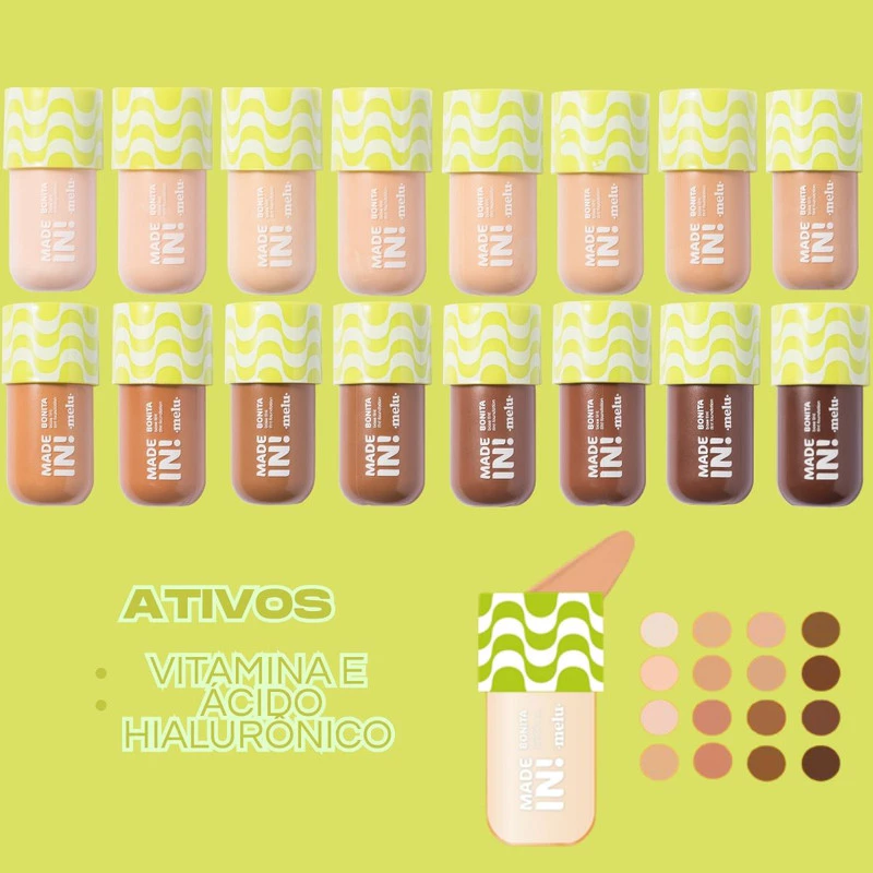 BASE TINT TINT FOUNDATION MADE IN MELU RUBY ROSE - Imagem 2