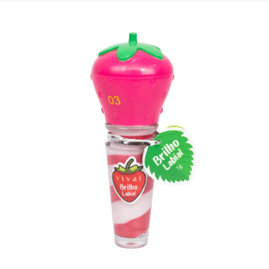 BRILHO LABIAL MORANGUINHO VIVAI - Imagem 6