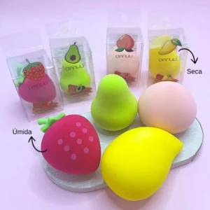 ESPONJA DE BASE EM FORMATO DE FRUTAS