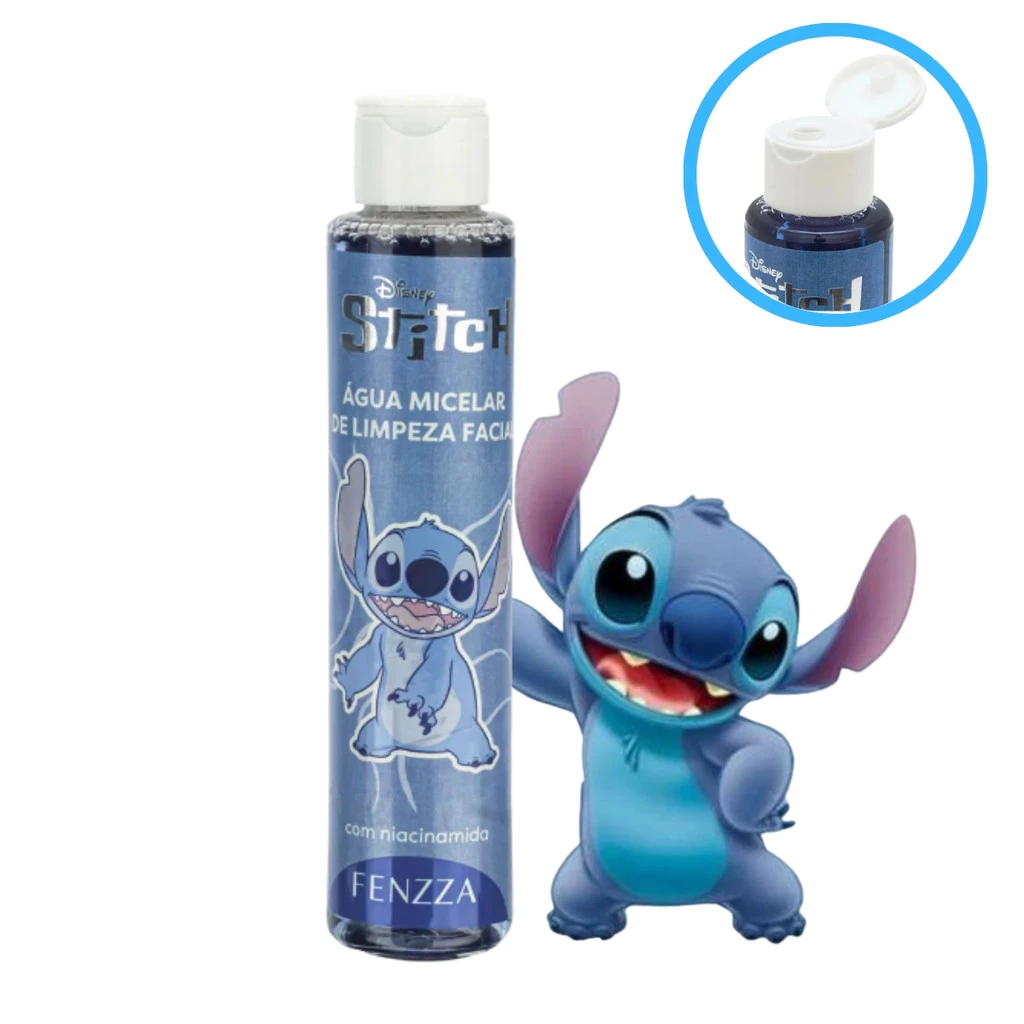 AGUA MICELAR DISNEY STITCH LIMPEZA FACIAL COM NIACINAMIDA FENZZA - Imagem 2