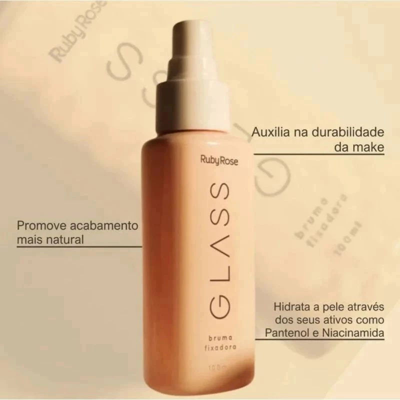 BRUMA FIXADORA GLASS BY RUBY ROSE - Imagem 4