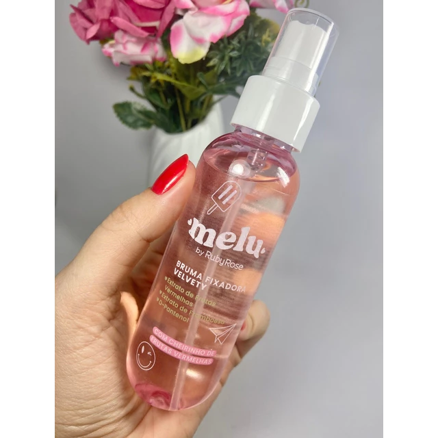 BRUMA FIXADORA VELVETY EFEITO MATTE MELU BY RUBY ROSE - Imagem 3
