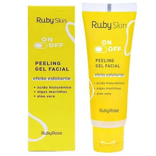 GEL FACIAL PEELING EFEITO ESFOLIANTE ON OFF RUBY ROSE - Imagem 2
