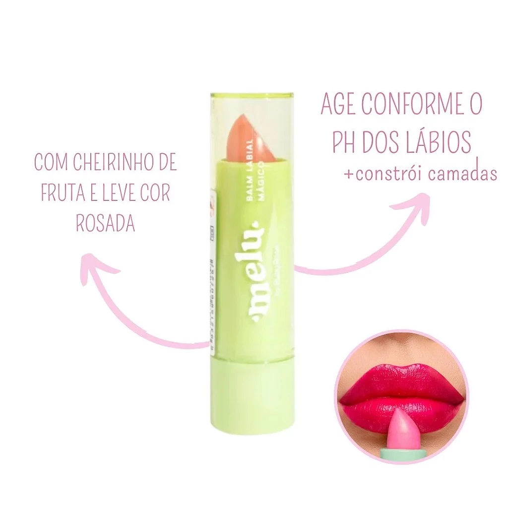 BALM LABIAL MAGICO MELU BY RUBY ROSE - Imagem 6