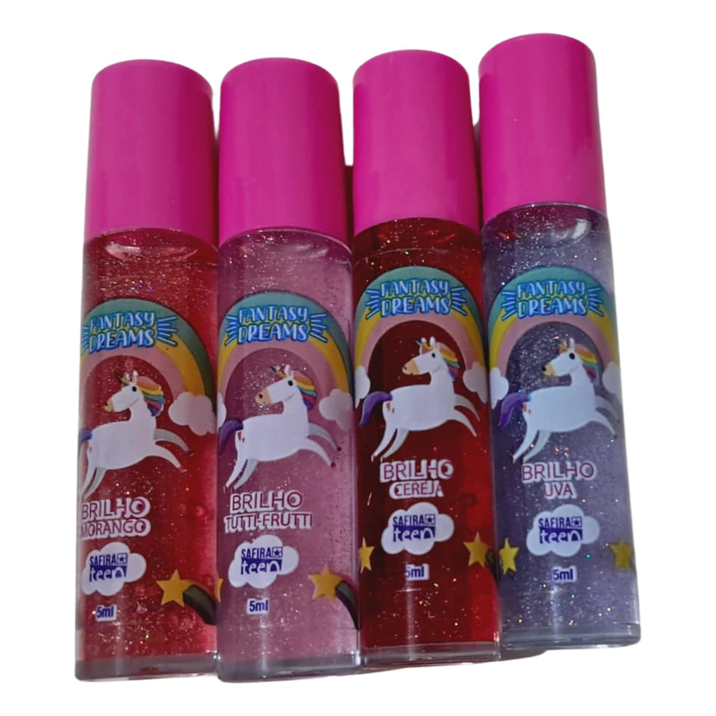 BRILHO LABIAL INFANTIL UNICORNIO TEEN SAFIRA - Imagem 2