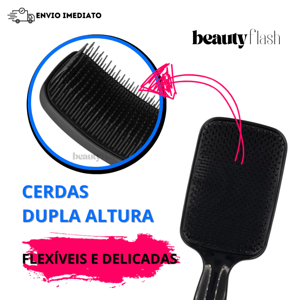 ESCOVA DE CABELO RAQUETE - Imagem 3