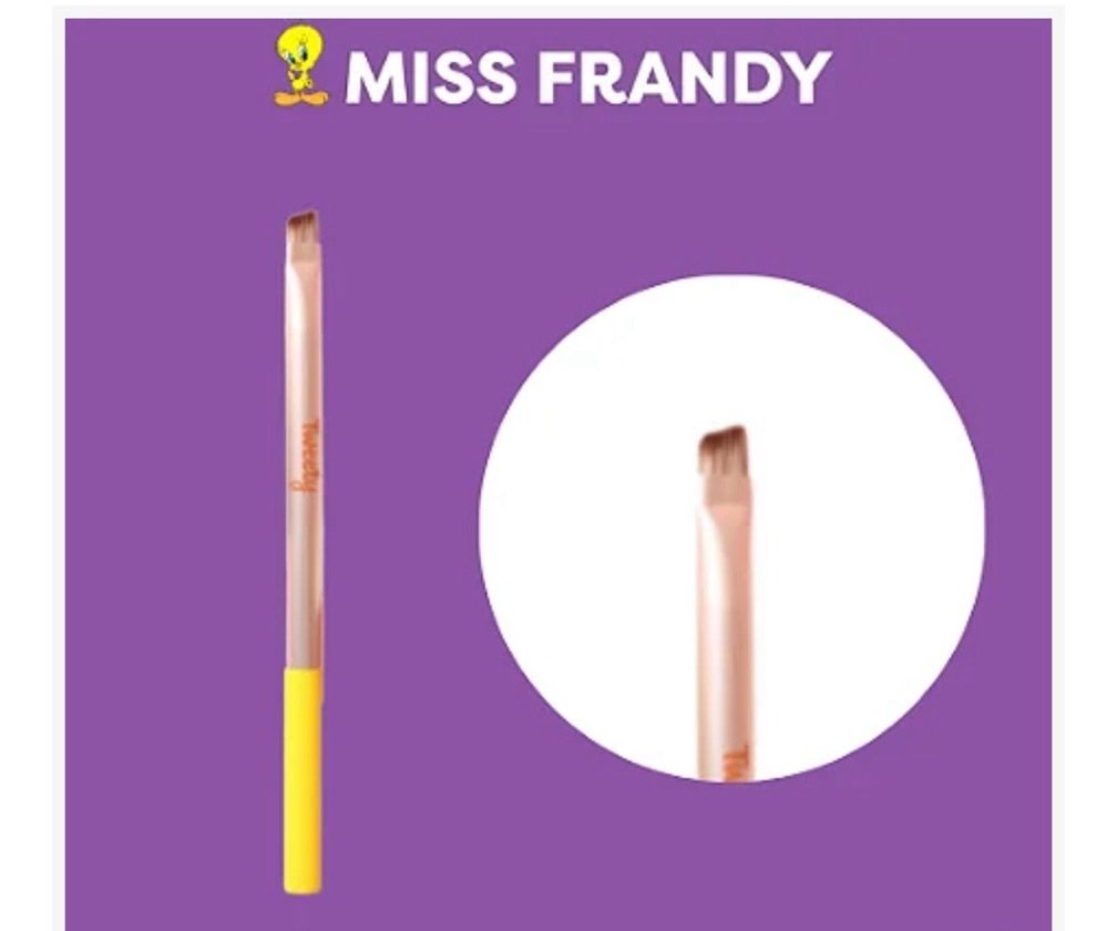 PINCEL CHANFRADO PARA SOBRANCELHA TWEETY PIU PIU MISS FRANDY