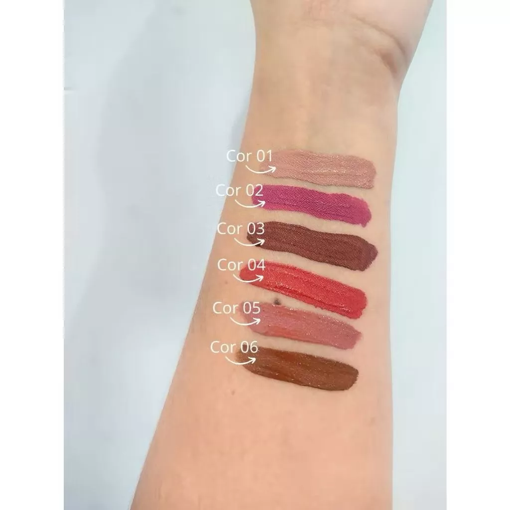 BATOM LIQUIDO COMFORT LIPS SILK SKIN RUBY ROSE - Imagem 3