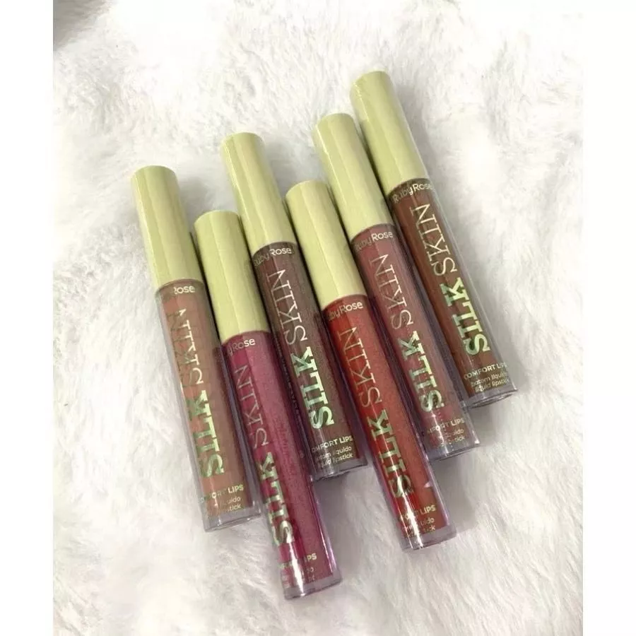 BATOM LIQUIDO COMFORT LIPS SILK SKIN RUBY ROSE - Imagem 4