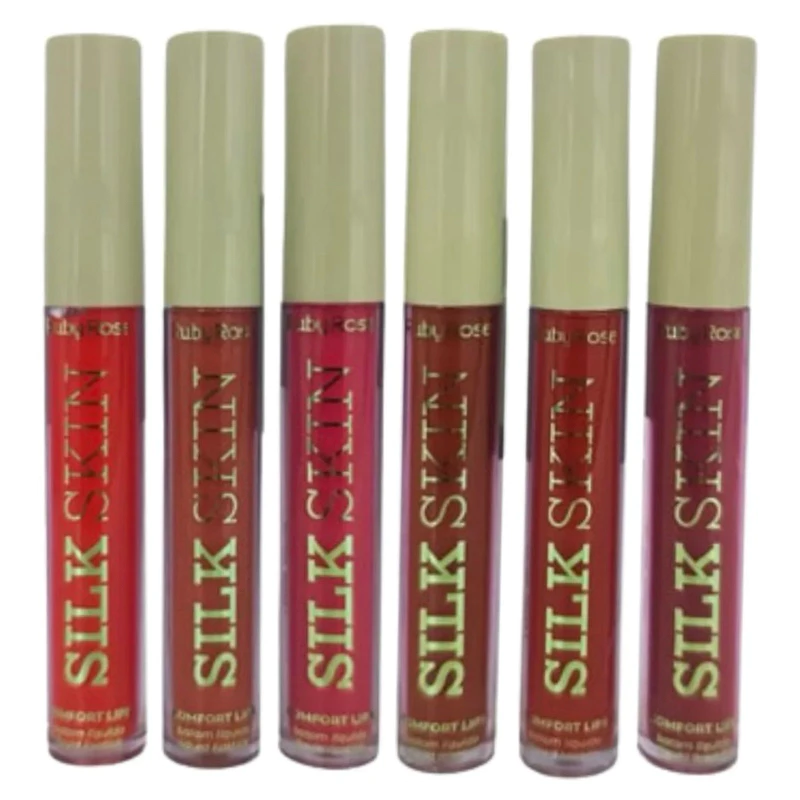 BATOM LIQUIDO COMFORT LIPS SILK SKIN RUBY ROSE - Imagem 5