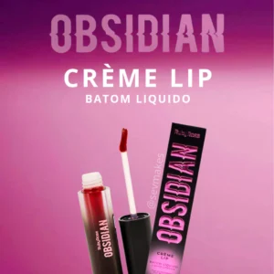 BATOM LÍQUIDO CREME LIP OBSIDIAN RUBY ROSE
