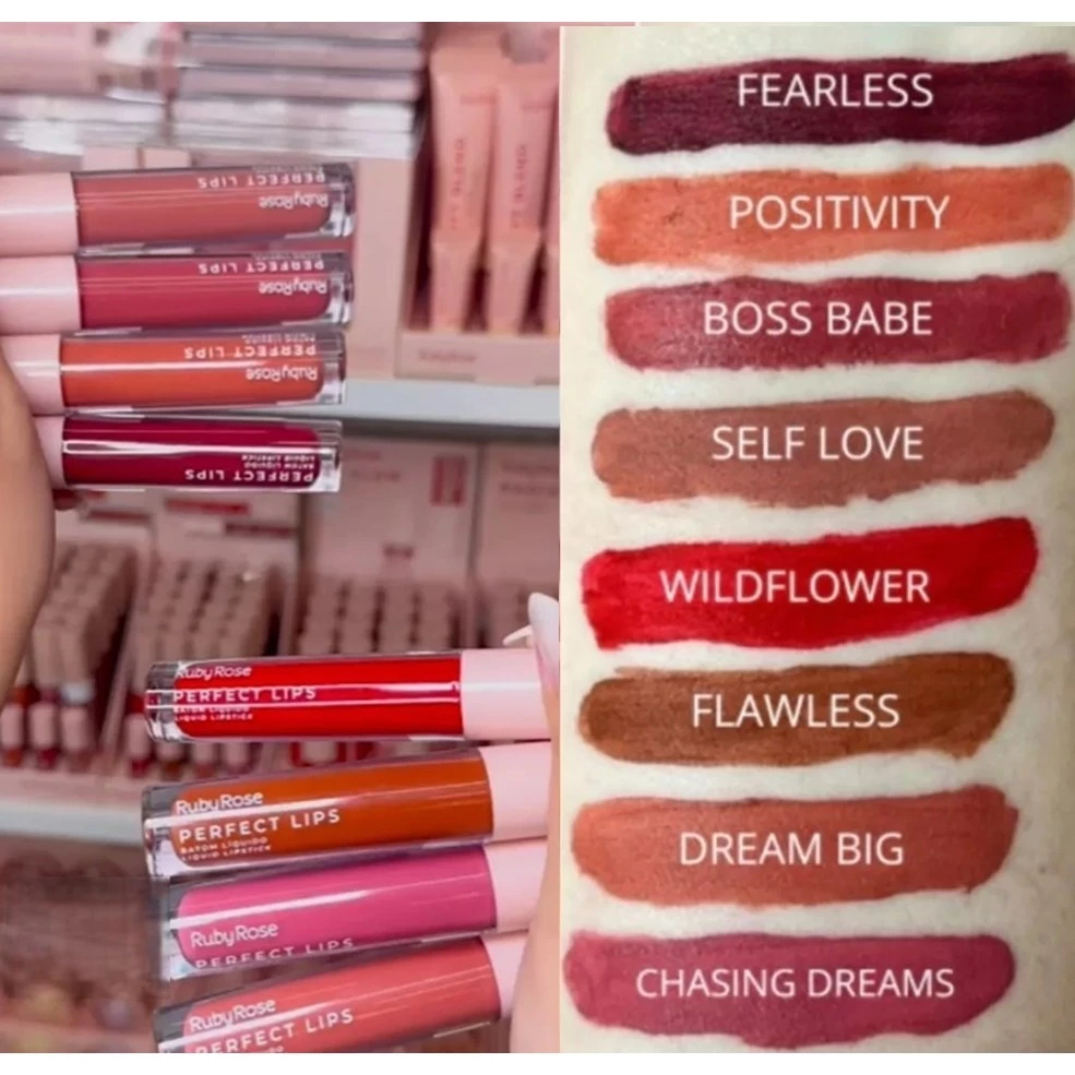 BATOM LÍQUIDO PERFECT LIPS LIQUID LIPSTICK