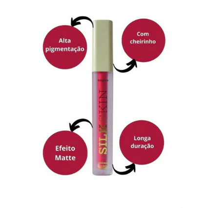BATOM LÍQUIDO SMOOTH BLUR SILK SKIN RUBY ROSE - Imagem 3