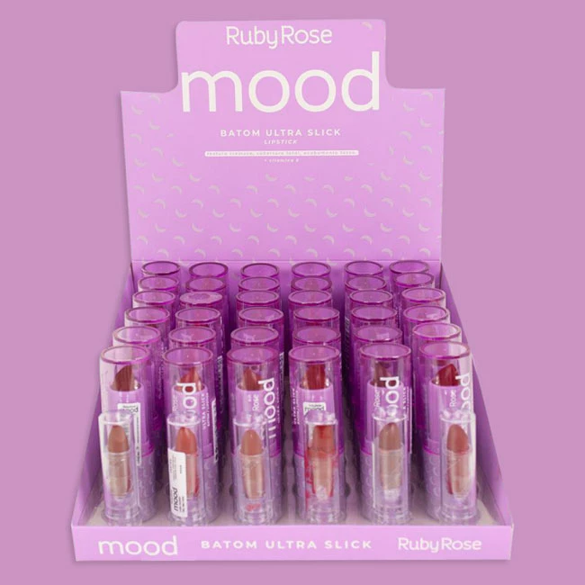 BATOM ULTRA SLICK MOOD CORES RADIANTES RUBY ROSE - Imagem 2