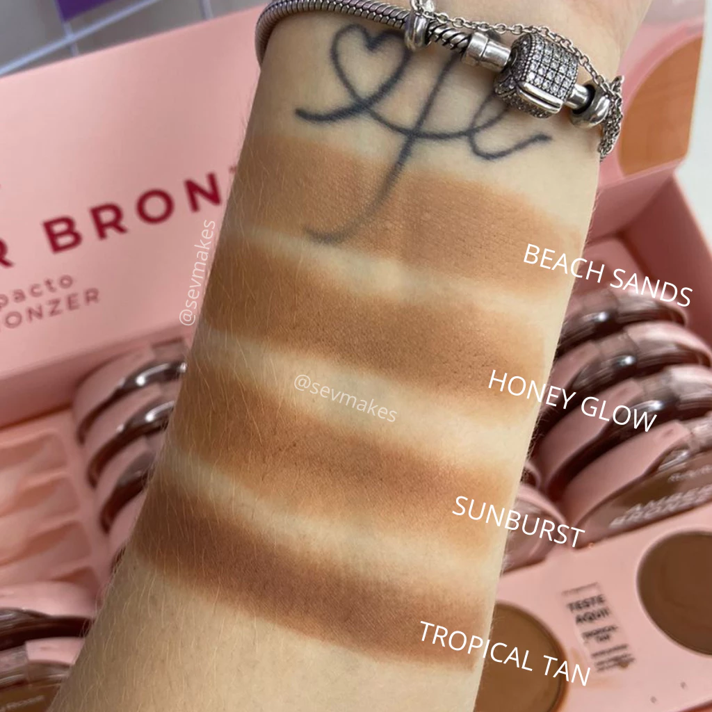 BRONZER COMPACTO AMBER BRONZE RUBY ROSE - Imagem 2