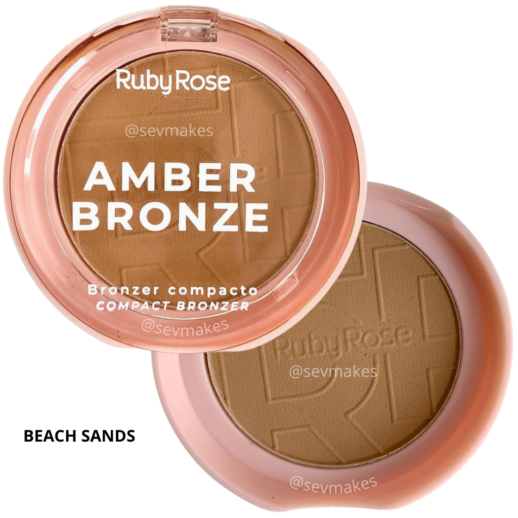 BRONZER COMPACTO AMBER BRONZE RUBY ROSE - Imagem 4