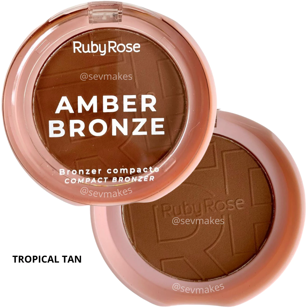 BRONZER COMPACTO AMBER BRONZE RUBY ROSE - Imagem 7