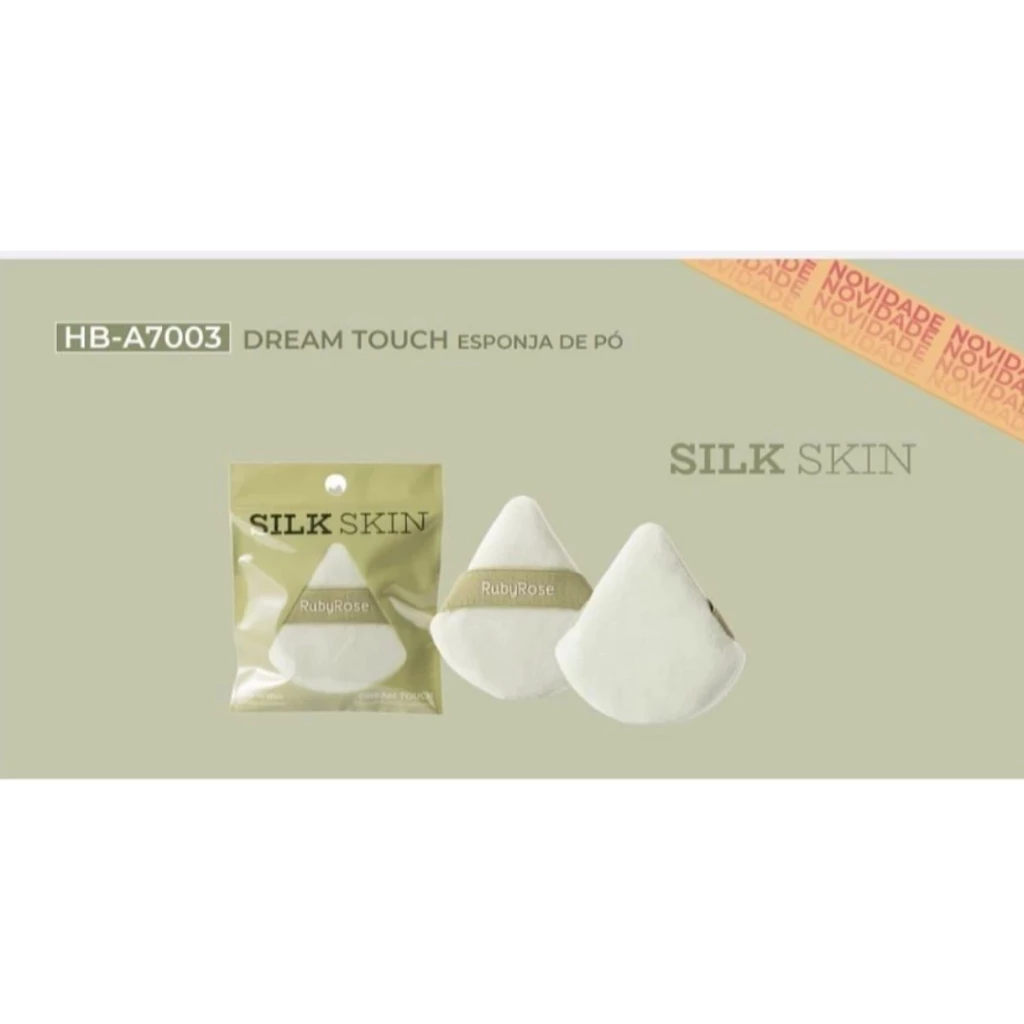 ESPONJA PARA PÓ DREAM TOUCH SILK SKIN BY RUBY ROSE - Imagem 3