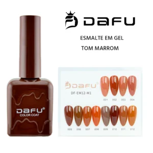 ESMALTE EM GEL UV & LED TONS DE MARROM DAFU