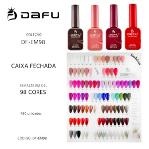ESMALTE EM GEL UV & LED DAFU UNIDADE 98 CORES