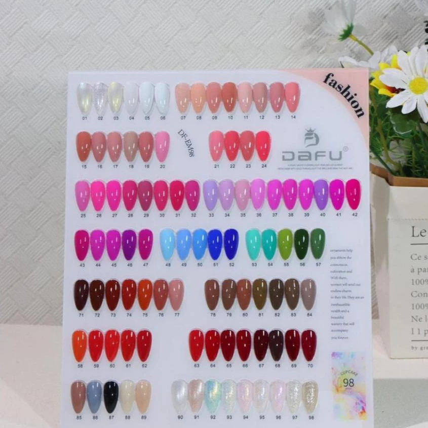 ESMALTE EM GEL UV & LED DAFU UNIDADE 98 CORES - Imagem 8