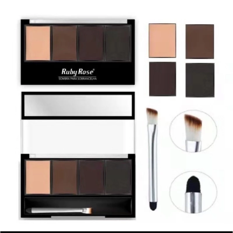 PALETA PARA SOBRANCELHAS RUBY ROSE