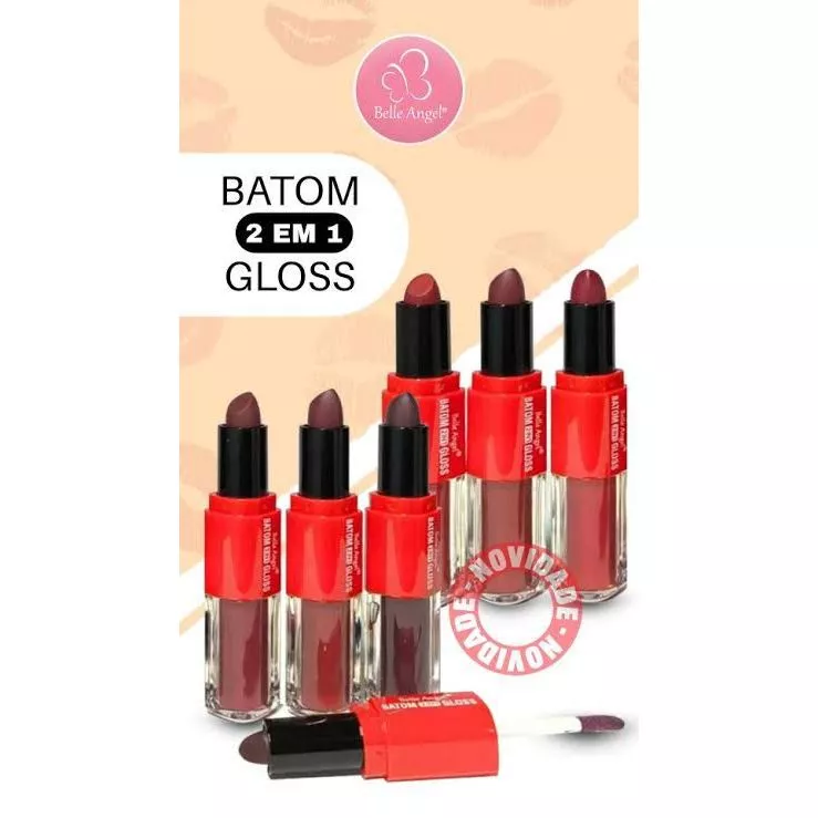 BATOM 2 IN 1 GLOSS BELLE ANGEL - Imagem 3
