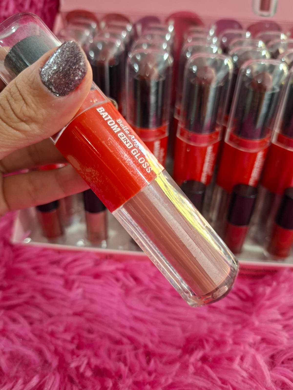 BATOM 2 IN 1 GLOSS BELLE ANGEL - Imagem 4