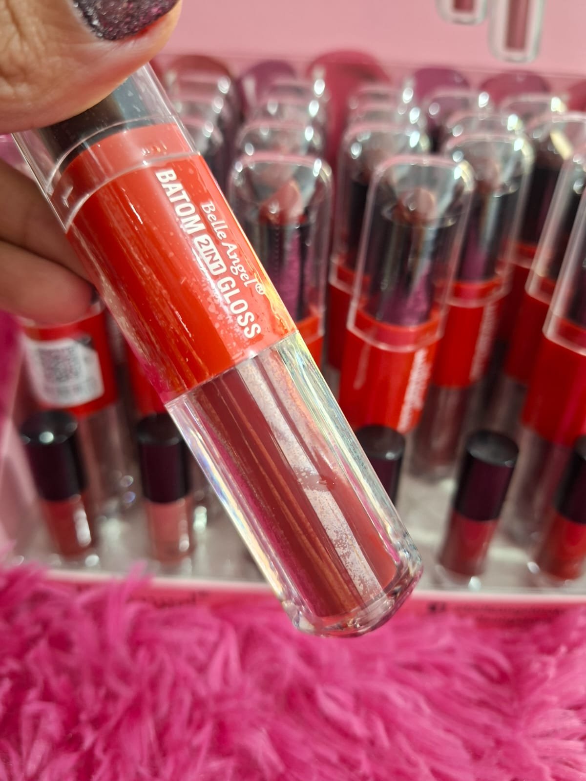 BATOM 2 IN 1 GLOSS BELLE ANGEL - Imagem 8