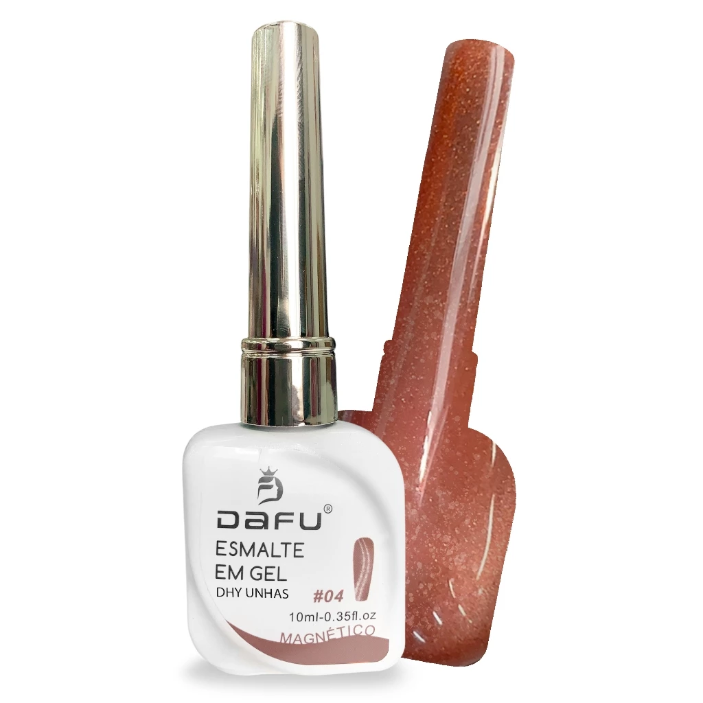 Esmalte Em Gel Magnético DAFU – Tons Marrons Efeito Olho De Gato - Galáxia/3D - Imagem 3