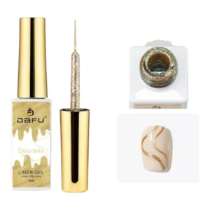 ESMLATE EM GEL LINE ART COR DOURADO DAFU