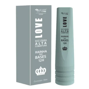 BASE LÍQUIDA ALTA COBERTURA RAINHA DAS BASES 12 HORAS MAX LOVE