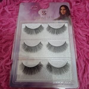 CILIOS POSTIÇOS 6D F020 3 PARES SABRINA SATO