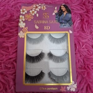 CILIOS POSTIÇOS 6D F004 3 PARES SABRINA SATO