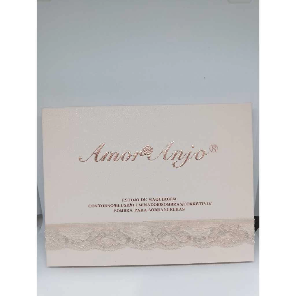 PALETA DE SOMBRAS MULTIFUNCIONAL CONTRONO + BLUSH + ILUMINADOR + SOMBRAS AMOR E ANJO - Imagem 4