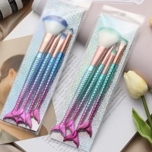 KIT 4 PINCEL SEREIA  PARA BLUSH, CONTORNO, ESFUMAR